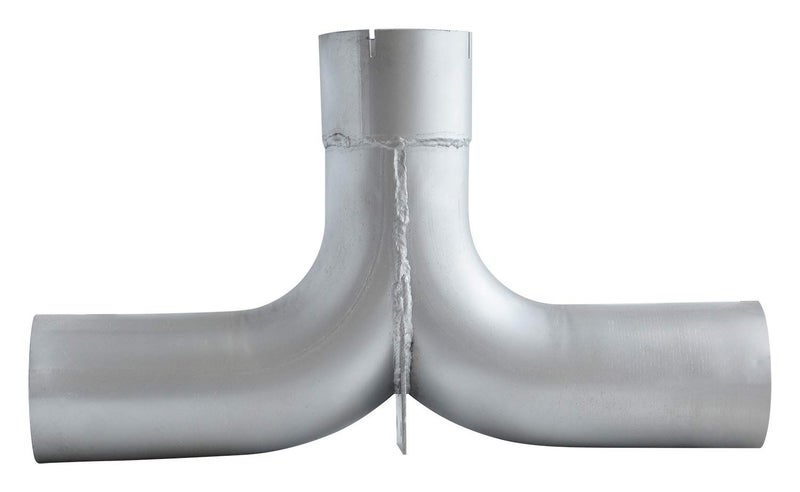 TBOZZ 5" Exhaust Elbow Y Pipe with Divider,Aluminized,Universal use. - Image 2